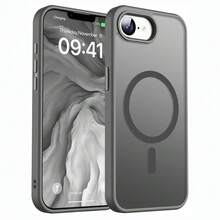 Matte Skin Feel Protective Case Compatible With IPhone 17e 16e 17 16 15 14 13 12 11 17 Pro Max 15 Plus, Compatible With IPhone 16Pro 15Pro 14Pro 13Pro 16Plus 15Plus 14Plus 13Plus, Semi-Transparent Matte Apple 17 Phone Case, Apple 17Promax Protective Cover, Summer - Grey - View 2