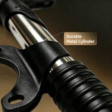 Pompa Sepeda Mini Portabel 120PSI - Kompatibel dengan Katup Schrader & Presta, Pompa Ban Sepeda Teleskopik dari Paduan Aluminium, Pompa Udara Tangan Tekanan Tinggi dengan Braket Pemasangan, Alat Darurat Ringan untuk Sepeda Gunung/Jalan Raya, Bola Olahraga & Barang Tiup. - Pompa 120PSI + Aksesoris untuk Mengisi Angin - View 5