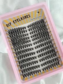 240 Pcs D Curl Individual Lashes 40P Wispy Segmented Lashes Mix 8 - 16 Mm In Length C Curly Lashes Easy Make Up Big Eyes Secret Lashes Flash Prelashes Lash Clusters,Eye Lash Clusters,Individual Eyelashes,Lashes,Fake Lashes - D - View 6