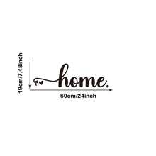 1片乙烯基貼紙 Home Sweet Home 居家裝飾語句牆貼藝術貼花 房屋裝飾牆貼 臥室裝飾乙烯基壁畫 - B - 查看 7