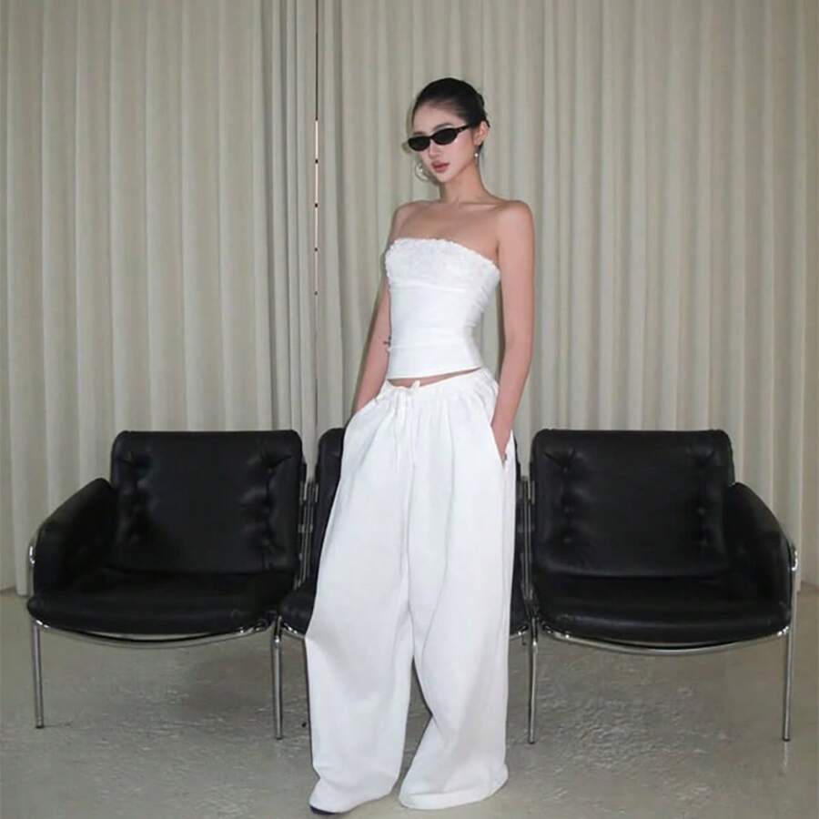 Tube Tops For Women Summer Outfits 2026 - White - View 1