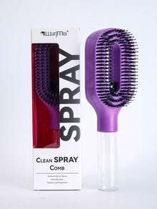 WANMEI 2-In-1 Spray Hair Brush, Built-In Water Tank, Directional Spray, Soft Bristles, Dry And Wet Use Styling Comb, Moisturizing Hair Brush, Curly Hair Comb, Hair Care, Water Sprayer, Travel Comb, Hair Brush, Hair Styling Tool - Multicolor - View 16