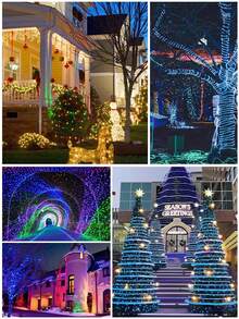 Solar Powered Outdoor String Lights, 4 Modes, Quick Storage, Portable, Perfect For Camping, Yard, Garden, Canopy And More - Solar-powered Colored Lights - View 9