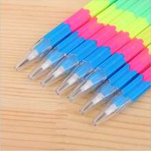 Creative Stationery Rainbow Building Block Bullet Pencil Small Gift Versatile Transformable Colorful 8-Section, Back To School - Multicolor - View 4