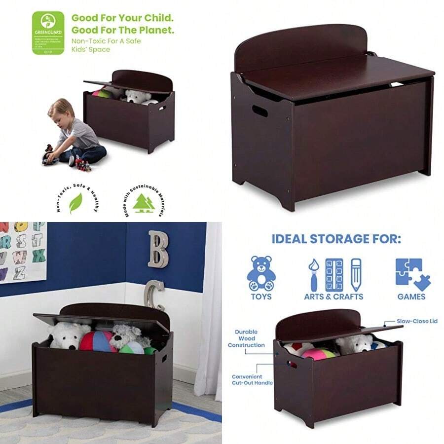 Toy Storage - Dark Chocolate - View 1