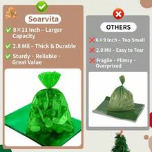 Bolsas de celofn transparentes premium de 8x 11 pulgadas para dulces, galletas y aperitivos. 50 unidades con 60 cierres giratorios. Bolsas de regalo transparentes, duraderas y aptas para al - Rojo - Ver 3