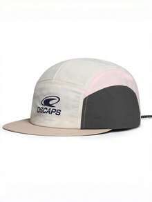 1pc Colorblock Quick-Dry Baseball Cap Summer Letter Print 5-Panel Baseball Cap Men Outdoor Hiking Running Sun Protection Hat - OS Quick-drying Cap - View 4