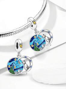 1 Buah Manik-Manik Charm Seri Gajah Peliharaan Lucu dan Modis Cocok untuk Gelang Wanita, Perhiasan DIY, dan Aksesoris untuk Pakaian Sehari-hari - Manik-manik - View 9