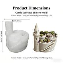 樹脂矽膠模具 花生松鼠矽膠模 - 柔軟耐用且易脫模，多用途 DIY 花盆，樹脂與石膏手工模具，適用居家裝飾，送給 DIY 愛好者與節日裝飾的創意禮物 - HZ-WJ0059 - 查看 6