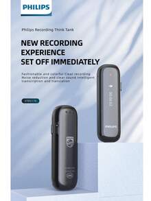 Philips Professional Voice Recorder VTR5170, 16GB Digital Voice Recorder With Screen, High-Definition Recording And Intelligent Noise Reduction, One-Touch Recording, MP3 Player, Portable Recording Device Suitable For Meetings, Interviews And Lectures - View 2