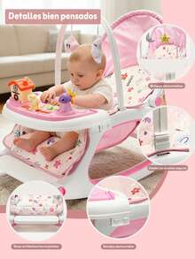 Baby Bouncers, Jumpers & Swings - Pink - View 3