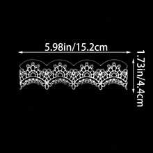 Floral Lace Metal Cutting Dies, Card Making, Paper Embossing Die Cutting Template Set, Photo Frame Scrapbook DIY Template Set - Silver-white - View 9