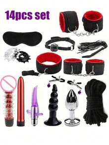 BDSM 情侶束縛套組 成人情趣用品 誘惑配件 手銬 肛塞 情趣遊戲 成人情趣用品店 - 套裝一 - 查看 1