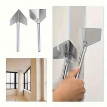 1 Conjunto de Desempenadeira Angular Premium de Aço Inoxidável – Desempenadeira para Cantos Internos & Externos para Concreto, Gesso de Drywall e Revestimento de Tijolo, Ferramenta de Construção & Reparo Durável Artesanal de Grau Industrial - ferramentas de lodo - Visão 7