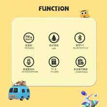 WESTMADE 1pc Yellow Cute Owl High-Quality Hands-Free Call Wireless Bluetooth Speaker, Built-In Microphone, TF Card Slot, Bluetooth Connection, Suitable For Kids Listening To Music, Courses, Stories, Radio, Gift For Children - Yellow (high Quality) - View 11