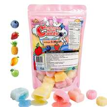 Gummy Glow 5.36oz Assorted Shapes Wax Candy, 25Pcs,Strawberry Lemon Blueberry Apple Pineapple Flavors, Retro Nostalgic Snack, Perfect For 4th Of July, Football Game & Movie Night Party Treats - 5.36oz - View 1