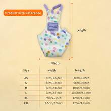 Cartoon Parrot Diaper With Strap Ring, Cute Printed Bird Flight Suit, Indoor/Outdoor Use - 1PC - View 17