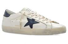 Golden Goose Super Star Beige Night Blue Mi Shenlan - 米深藍 - 查看 3