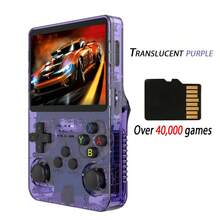 R36S Portable Retro Handheld Game Console, 3.5-Inch IPS HD Screen, Linux System, 128GB Pre-Installed 40000+ Classic Games, Dual Joysticks, Long Battery Life, Perfect Gift For Adults And Teens - View 16