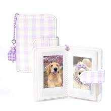 28-Page Mini Photo Album, Compatible With Fujifilm Mini 13 12 11 SE 41 Instant Camera 2.15x3.4 Inch Photo Paper, PU Material With Cover Display Mini Photo Album Book - View 1