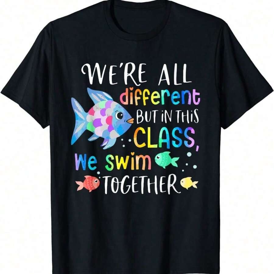 2026 Women's Quality Casual Cotton T-Shirt, Women's T-Shirts With Cartoon And Wine Print, Fun And Fashionable Clothes For Spring Summer, Elegant Women's T-Shirt, Printed T-Shirt For Girls, Unisex Basic T-Shirt - 黑色 3 - 查看 1