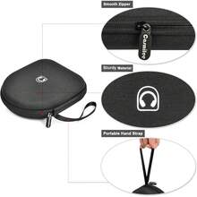 Casmilee Wireless Earphone Case And Carrying Case Compatible With Over-Ear Models, Gray (Box) XMCB - 黑色 - 查看 4