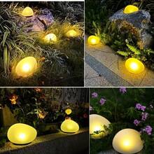 Solar Stone Texture Light, Suitable For Indoor And Outdoor Use, Automatic Switch, No Wiring Required, Spherical LED Atmosphere Light, Suitable For Outdoor Garden, Patio, Pathway, Terrace And Tabletop - Warm Light Stone Lamp - View 7