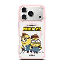 Miniso Despicable Me Minions MagSafe Magnetic Charging Case For IPhone 17/17 Pro/17 Pro Max/17 Air/16 Pro Max/15 Pro/15 Pro Max/14/13/15 Pro/12 Pro/16 Plus. Cute Cartoon Transparent Protective Case For Girls, Compatible With Apple. - Pink - View 1