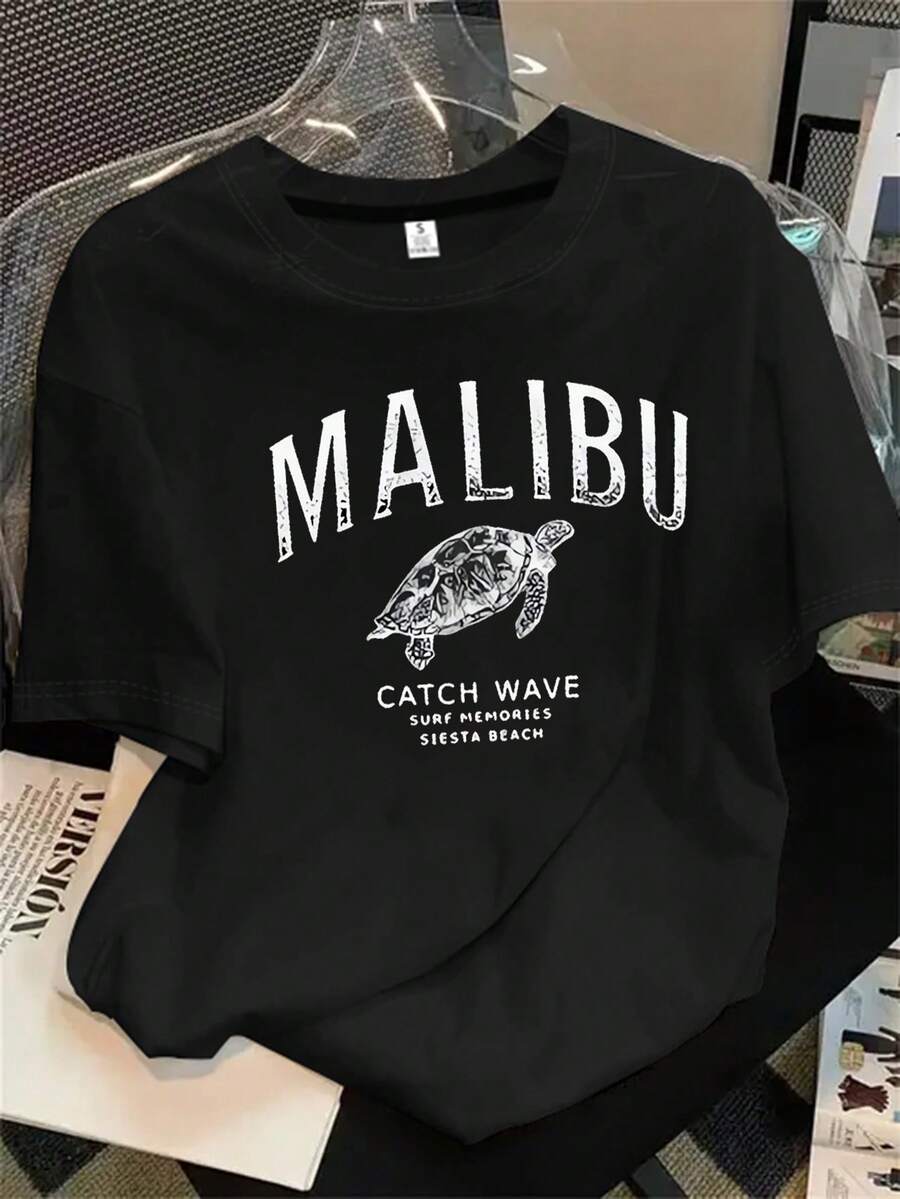 Halloween Graphic T-Shirt - 黑色 - 查看 1