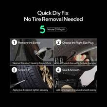 Tire Repair Glue Kit 50ml+ 15pcs 2-Size Rubber Nail Plug, Fast Drying Waterproof Black Rubber Cement, Heavy Duty Emergency Tire Repair Car Motorcycle SUV Truck ATV Tractor - 50mlx1 + 15 Nails - View 6