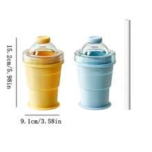 2個/1個 325ml 可折疊矽膠冰球製冰杯附吸管，9.1x9.1x15.2cm 可伸縮/8.1cm 可折疊便攜式冰模，矽膠+ABS材質防漏密封可重複使用冰杯，適合夏季冷飲、咖啡、威士忌，藍色/黃色 - 彩色 - 查看 13