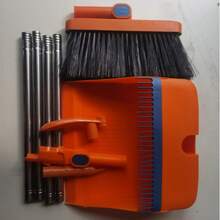 Thick Transparent High-End Household Broom And Dustpan Set, Wholesale Broom And Dustpan Combo - Multi-colored Broom - View 11