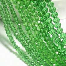 50pcs Crystal Ball Beads Multi-Faceted Glass Loose Beads Handmade Beading DIY Bracelet Necklace Phone Chain Rhombus Cut Beads Accessories - Multicolor - View 23