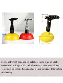 馬桶吸盤、水槽與排水管疏通器、管路堵塞清除工具與毛髮收集器 - 專為清潔水槽與排水管設計的輕巧耐用吸盤裝置。適用於廚房與浴室，可有效清除廚房水槽、洗臉盆、淋浴間與浴缸的堵塞。採用大直徑風箱設計，非常適合商業與住宅排水管疏通。 - 多色 - 查看 8