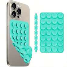 Double-Sided Silicone Suction Cup Phone Case, Non-Slip Adhesive Phone Grip, Suitable For Phone Suction Cup Mounts, Ideal For Hands-Free Selfies And Video Recording - Multicolor - View 9