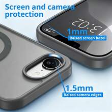 Matte Skin Feel Protective Case Compatible With IPhone 17e 16e 17 16 15 14 13 12 11 17 Pro Max 15 Plus, Compatible With IPhone 16Pro 15Pro 14Pro 13Pro 16Plus 15Plus 14Plus 13Plus, Semi-Transparent Matte Apple 17 Phone Case, Apple 17Promax Protective Cover, Summer - Grey - View 5