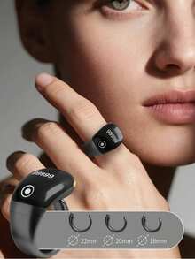 1pc Fashionable High-End Counting Ring, Electronic Smart Touchscreen Counter, Multi-Color Options, Prayer/Behavior Tracking, OLED Display, One-Click Finger Count Control, Tasbih Ring (Lithium-Ion Batteries) - Touchscreen Version - View 9