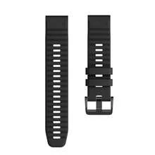 26MM 22MM 20MM 矽膠 QuickFit 手錶錶帶，相容於 Fenix 8 E 7X 7 7S 6X 6 6S Pro 5 5X 5S Epix 2 Enduro 2 Forerunner 935 945 TACTIX DELTA Forerunner 965 955，男士與女士運動智慧手錶配件錶帶 - 彩色 - 查看 26