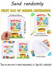 16pcs Back To School Gift Set: Perfect Choice For The First Day Of School - Includes Mini Notebooks, Pencil Set, Spiral Notebooks, Party Supplies, Reward Gifts And Gift Bags (Classic Style) - Back-to-school Notebook and Pencil Set - View 3