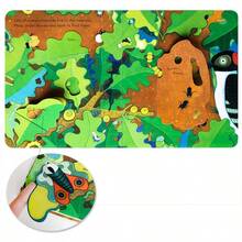 Peep Inside A Tree Board Book, English Original Kids Science Picture Book, Lift-The-Flap Sensory Storybook For Toddler Observation & Early English Learning Back To School - Multicolor - View 6
