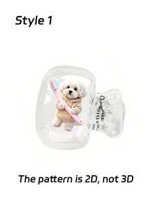Puppy Hoodie 便攜式牙刷頭蓋收納盒與牙刷保護套，居家、商務旅行、日常使用與戶外旅行必備浴室配件，情侶牙刷組，聖誕節、復活節、情人節、教師節禮物，家庭禮物 - 彩色 - 查看 14