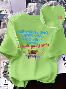 T-Shirt Da Donna 100% Cotone 2026 Con Stampa Di Rana E Coniglietto Portoricano "DtMF", Vestibilità Comoda, Abbigliamento Estivo, Top Estivi Taglie Forti, Serie K-Pop Warrior, Top - 昂貴的綠色 - 查看 1