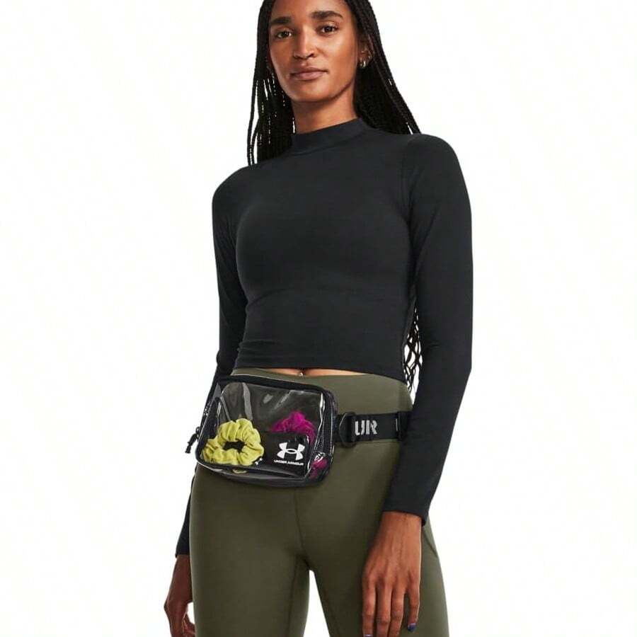 Under Armour Unisex Transparent Crossbody Bag Fashion Clear Waist Pack Stadium Approved Adjustable Strap - 960 Clear Or Black Or White - View 1