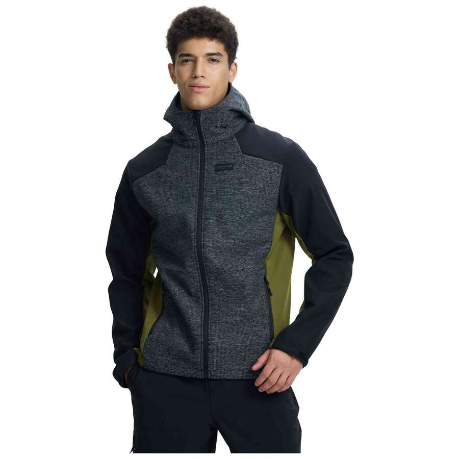 Icepeak Jacke 57973682-990 für Männer in Farbe Schwarz - Schwarz - Übersicht 1