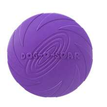 1pc Soft Non-Slip Silicone Dog Flying Disc - Suitable For Puppy Training, Lightweight Toy For Gentle Play Only, Not Suitable For Aggressive Chewers - Multicolor - View 12