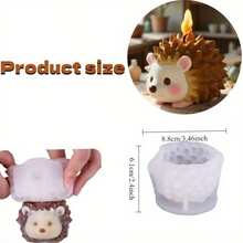 Cubulo 3D Cute Hedgehog Silicone Mold, Reusable Resin Casting Mold For DIY Crafts, Home Decor, Epoxy, Plaster - Mold-09 - View 12