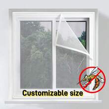 1 pieza Malla de pantalla para ventana, red anti-mosquitos, fácil instalación autoadhesiva sin necesidad de perforar, pantalla de ventana invisible para el hogar - 1 pieza - Ver 7