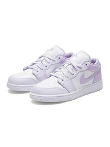 Nike AIR JORDAN 1 LOW BG 青少年運動鞋 夏季新款兒童芋色低筒休閒滑板鞋 553560-502 - 553560-502 - 查看 5