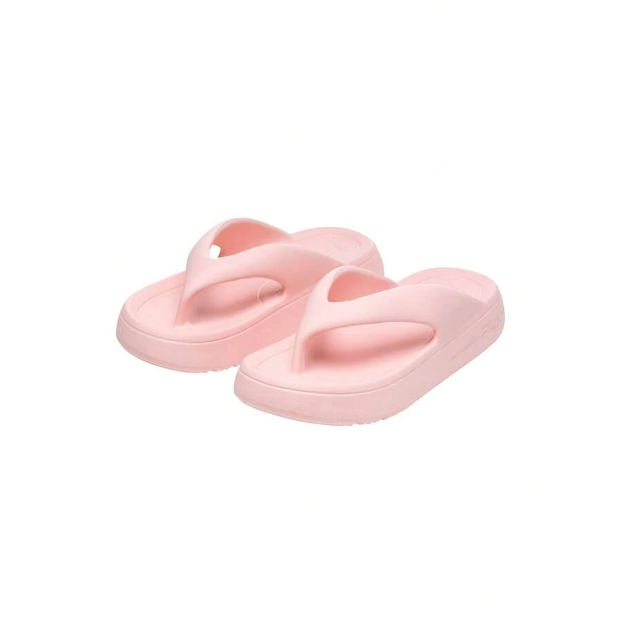 FILA Women's Flip Flops, Superbubble Slipper Wmn, Synthetic, Pink, Black And Beige, Maxi Padded Embossed Design, Soft And Comfortable Insole - Pink - View 1