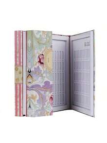 120色展示冊與120片日式免膠指甲鑲嵌色卡展示冊，指甲油展示冊，美甲樣品顏色，適用於專業美甲沙龍與居家DIY使用，節日禮物 - 彩色 - 查看 8
